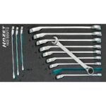 Set chei combinate inelare-fixe cu clichet