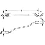 Cheie inelara dubla deschisa - imagine 6