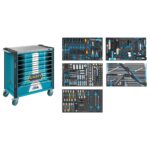 Carucior de unelte Assistent 179NXL, cu sortiment scule, 425 Piese